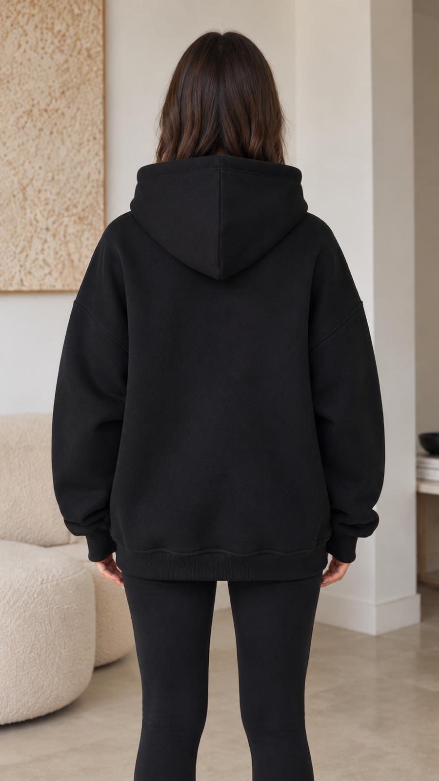 ÜÇ İPLİK KAPŞONLU SWEATSHIRT