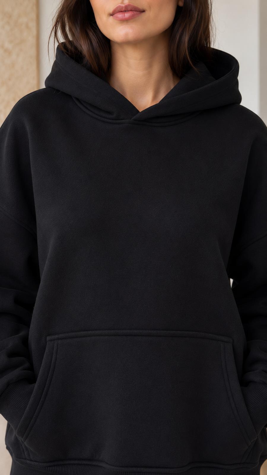 ÜÇ İPLİK KAPŞONLU SWEATSHIRT