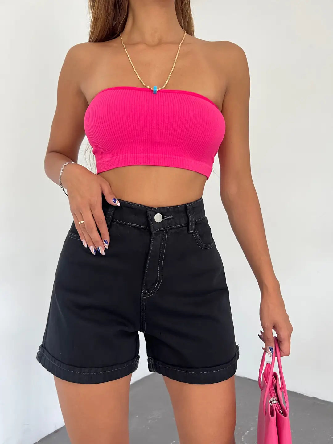 Duble Paça Yıkamalı Cepli Denim Şort - WEST CLUB