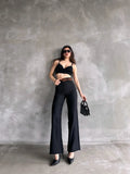 Beli Kemerli Keten Pantolon - WEST CLUB